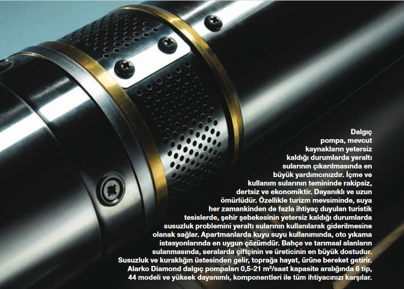 Alarko 4SD6/20 Tek Kademe (3hp Monofaze-Trifaze Motor Uyumlu)