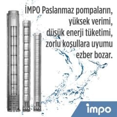 İmpo SS 636/05 Komple Paslanmaz Tek Kademe (7.5HP MOTORA GÖRE)
