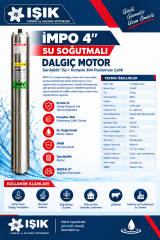 İmpo Su Soğutmalı S4 10HP Trifaze Tek Motor (7.5kw-380V)