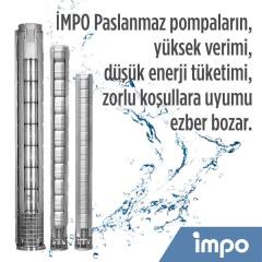 İmpo SS 630/02 Komple Paslanmaz Tek Kademe (2HP MOTORA GÖRE)